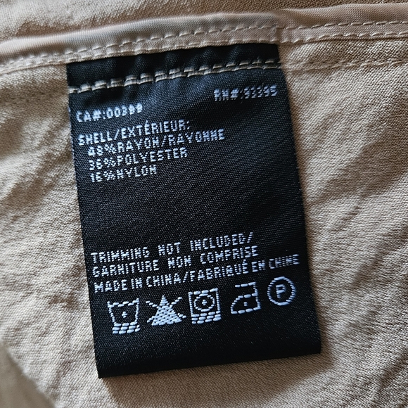 Nikki Jones Montreal tan full zip hooded poncho jacket‎ - Picture 11 of 12